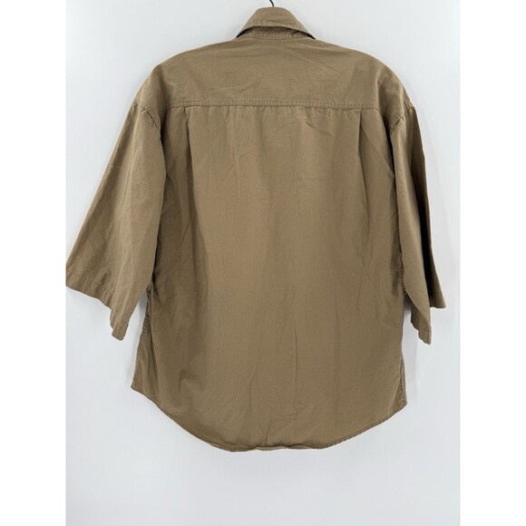 Columbia Bonefish Flats Brown Button Up Shirt With Pockets SMALL Radial Sleeve - Picture 3 of 13